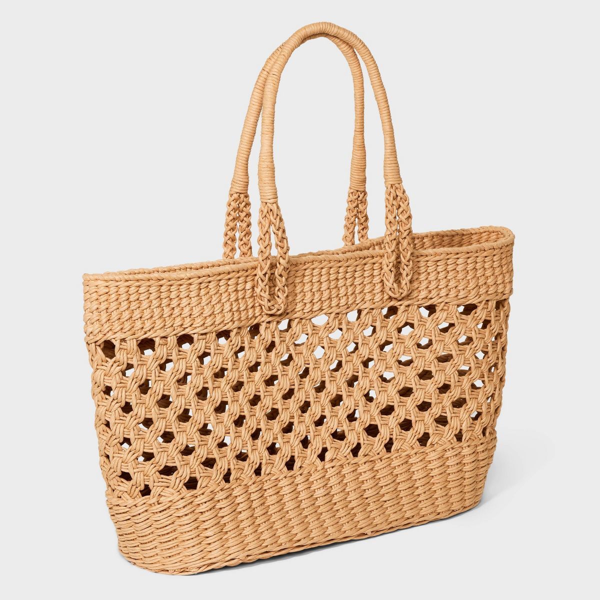 Large Straw Tote Handbag - A New Day™ | Target