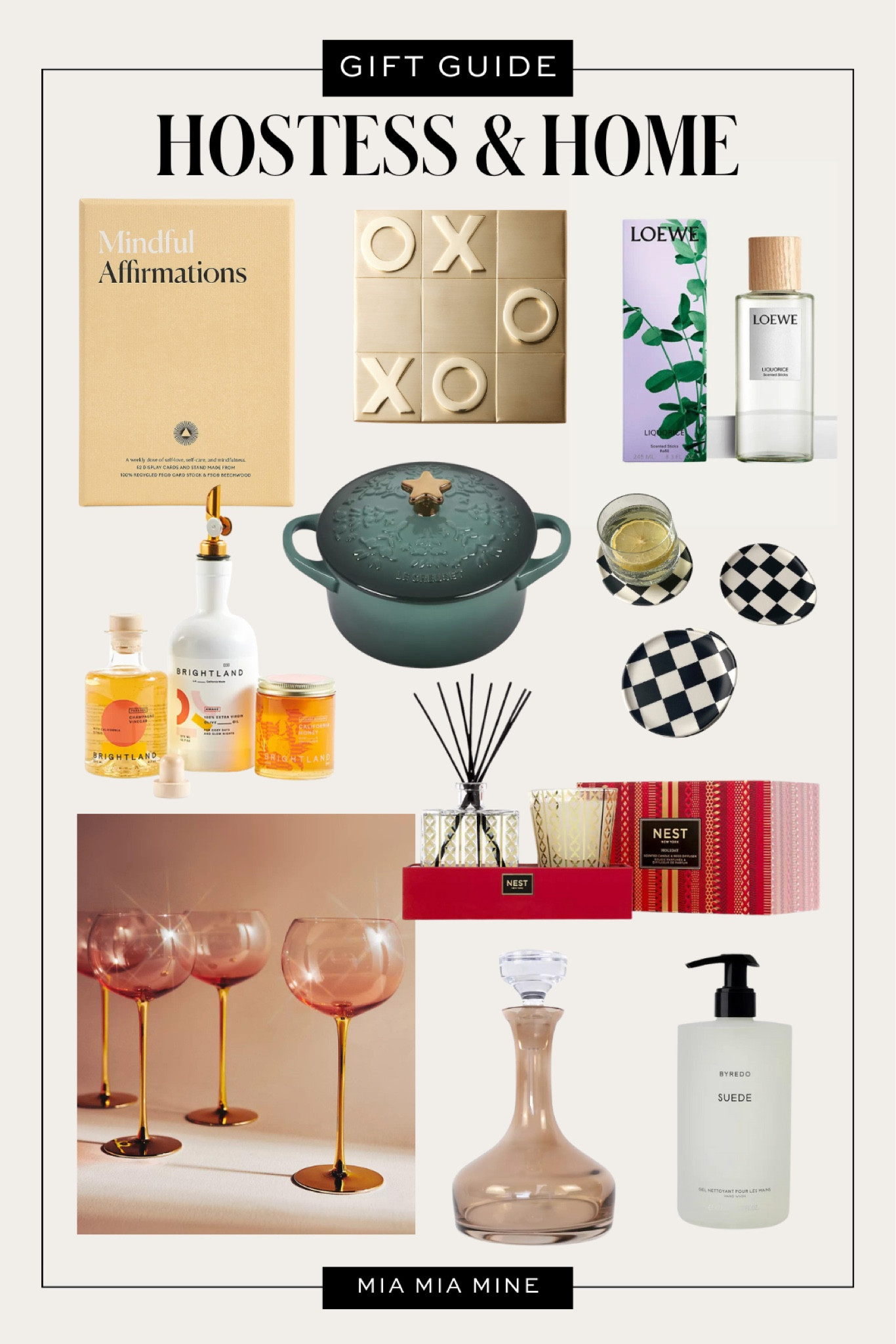  holiday gifts for the hostess / home gifts for the holidays
Gift guide for her / #miamiamine gift guide
Brightland Olive oil set
Anthropologie wine glasses
Decanter 
Byredo hand soap
Loewe scented spray 

#LTKGiftGuide #LTKfindsunder100 #LTKhome
