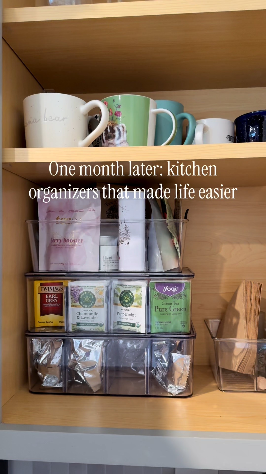 Messy drawers and cabinets make day-to-day life harder than it should be so I’ve been slowly organizing my kitchen. My spice drawer is my favorite drawer I’ve organized but the other ones are close. 

The drawer dividers are extendable and super easy for light organization. The boxes of teabags in my cabinet were getting out of hand so I really love the tea organizers too. 

Linked everything 🩷

#kitchenorganizers #kitchen #organization 

#LTKselfcare #LTKdayinmylife #LTKHome