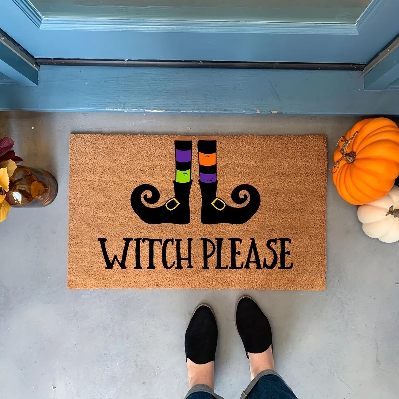 Spook Up Your Home with These 3D Halloween Floor Mats - Perfect for Living Room, Bedroom, and Bat... | Temu Affiliate Program