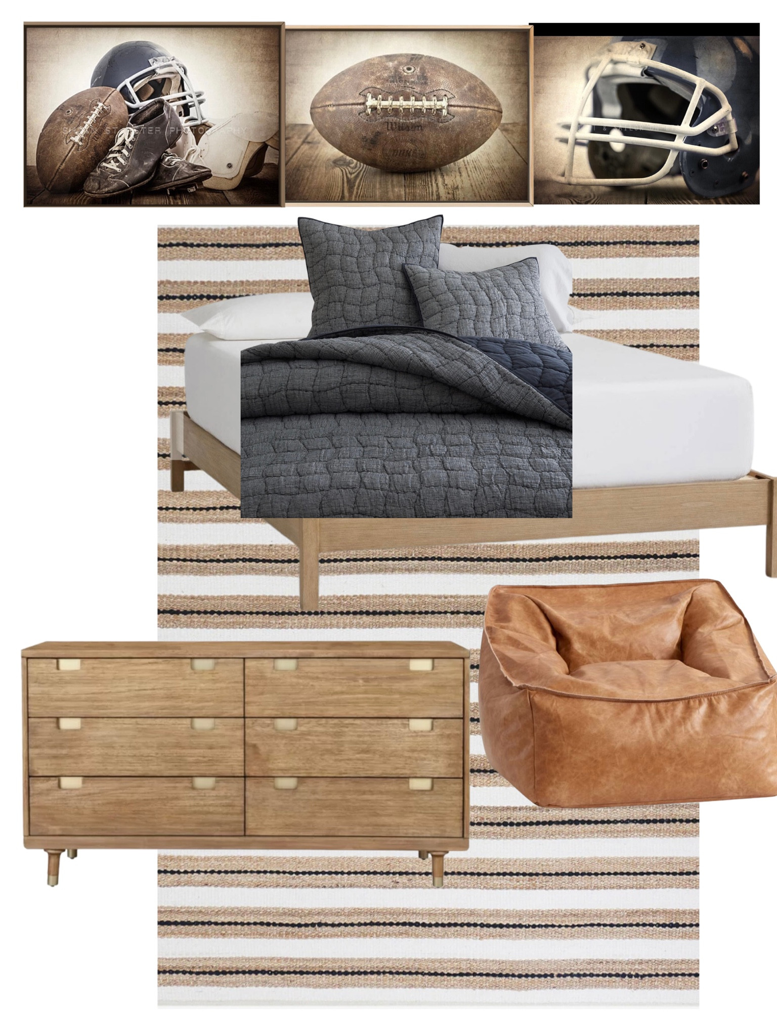 Boys bedroom. Football room. Transitional boys bedroom. Wayfair dresser. Pottery barn bedding. Teen boy bedroom. 

#LTKsalealert #LTKhome #LTKFind