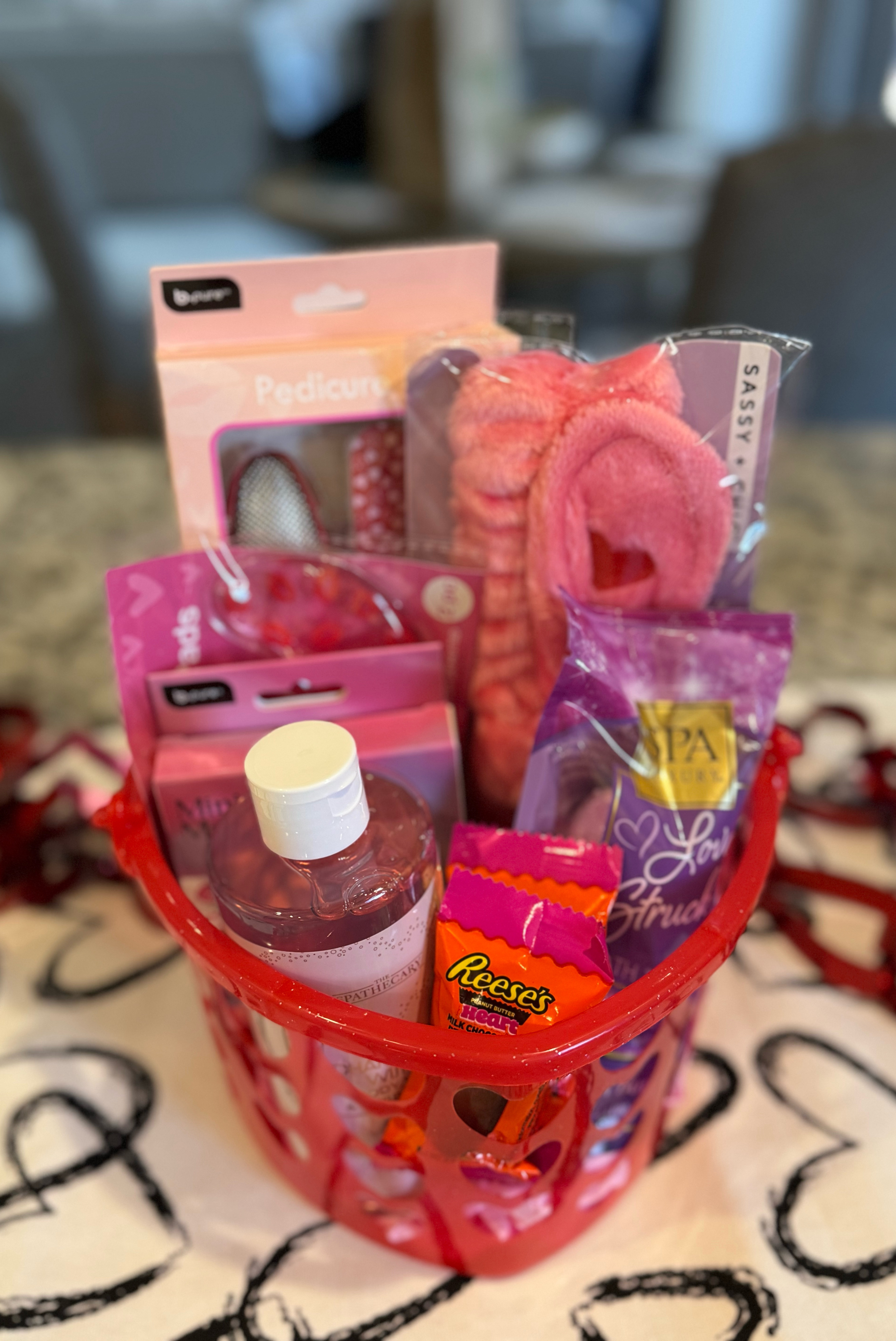 Spa Night gift basket, Valentines Day gift idea, spa night in. Wellness gift. Everything is from the Dollar Tree! #spanight #spagift #giftbasket #welnessgiftbasket #giftidea

#LTKOver40 #LTKGiftGuide #LTKSeasonal