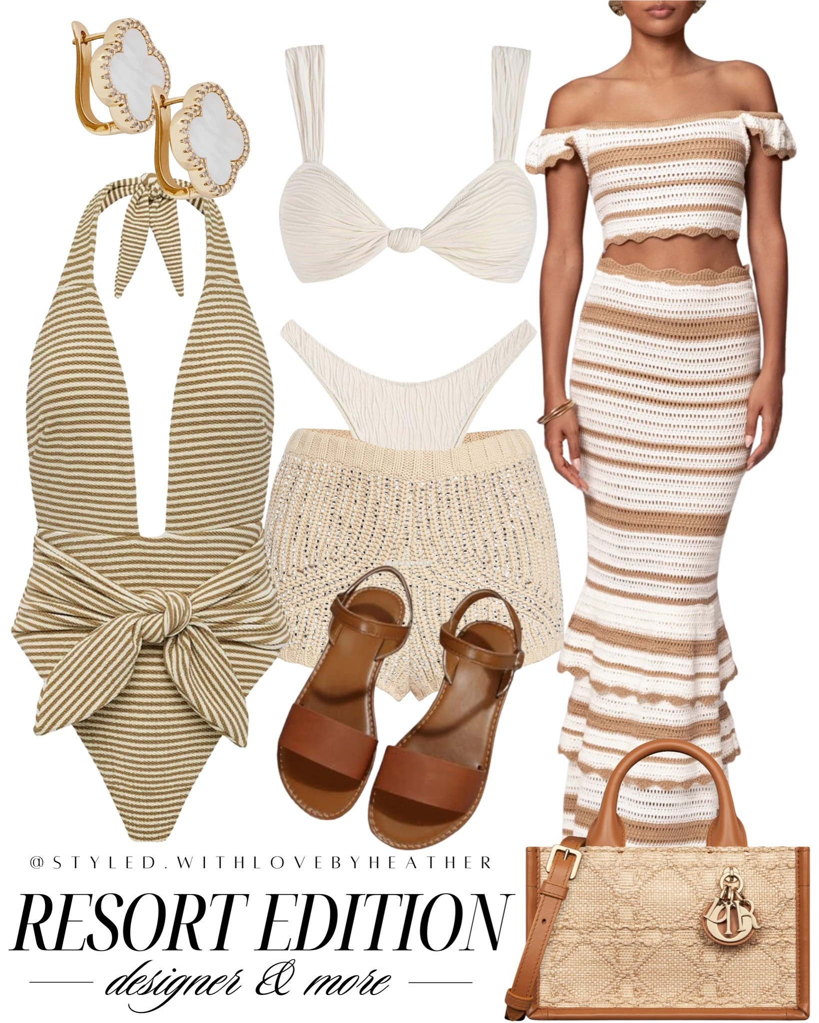 Neutral resortwear will never not look expensive 🤍✨
Crochet sets, striped swimwear, woven bags, and effortless beach vacation outfits are the vibe for summer 2025 ☀️ Giving quiet luxury, coastal chic, and European summer all in one.

These Amazon + designer-inspired finds are perfect for your next tropical getaway, resort vacation, honeymoon, or beach dinner look 👏🏼 Everything linked in my LTK before it sells out!

 

 #LTKootd #LTKSwim #LTKTravel