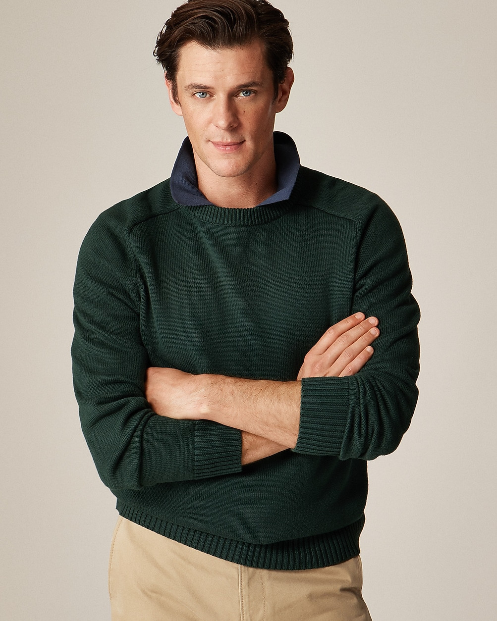 Heritage cotton crewneck sweater | J. Crew US