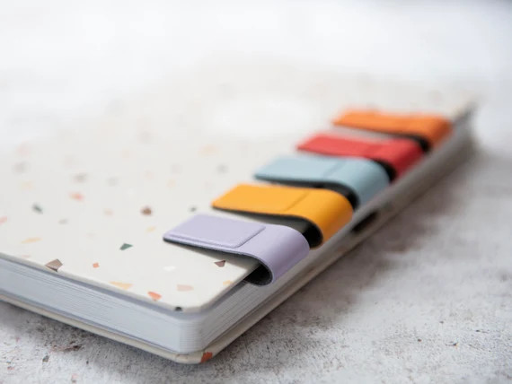 Magnetic Leather Bookmark | Etsy (US)