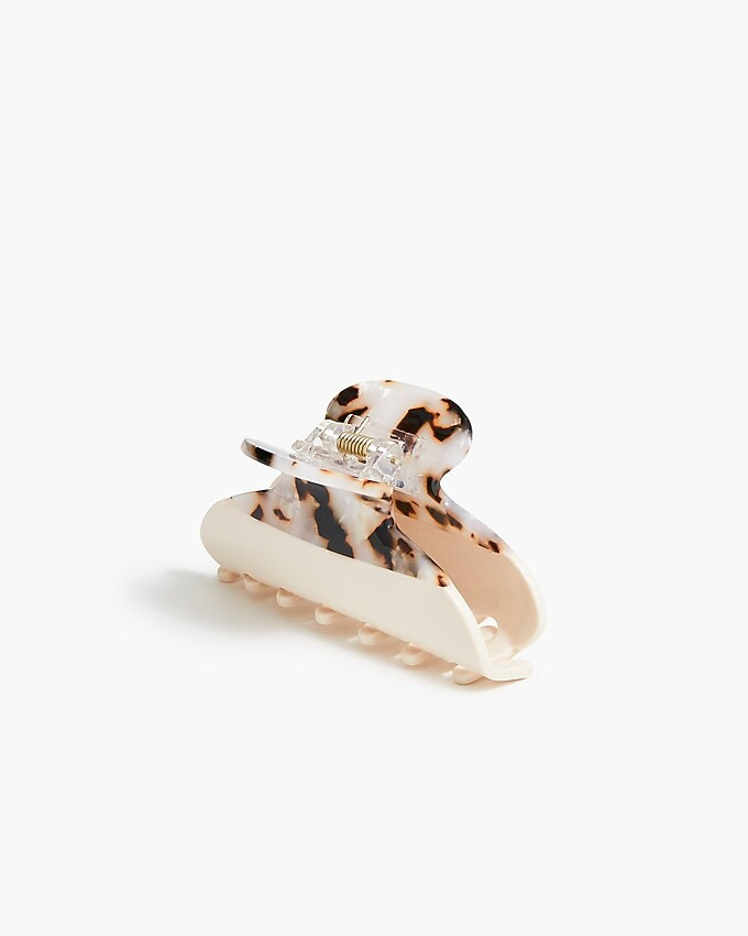 Large colorblock tortoise claw hair clip | J.Crew Factory