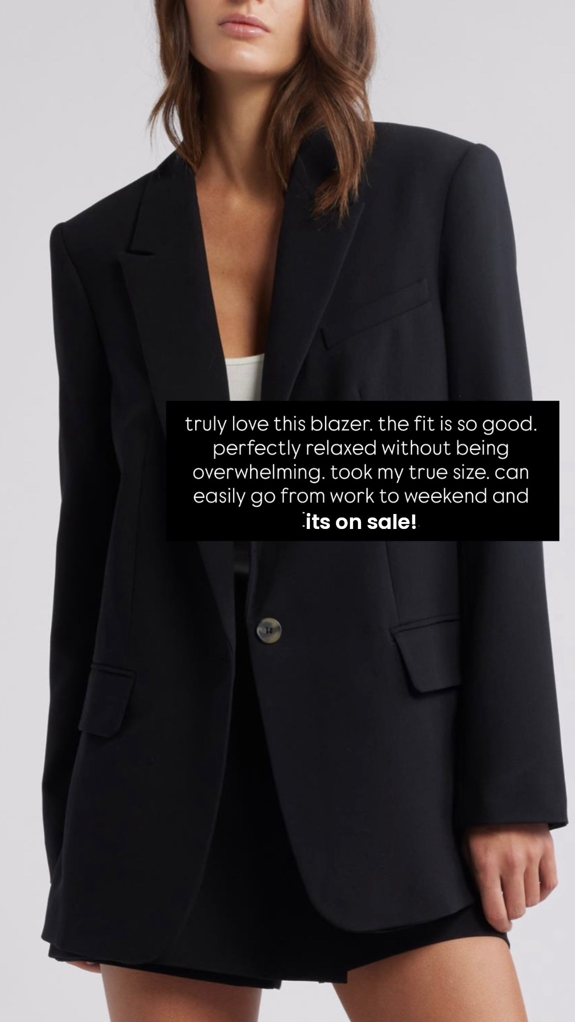 I wear a size small 

#LTKSaleAlert