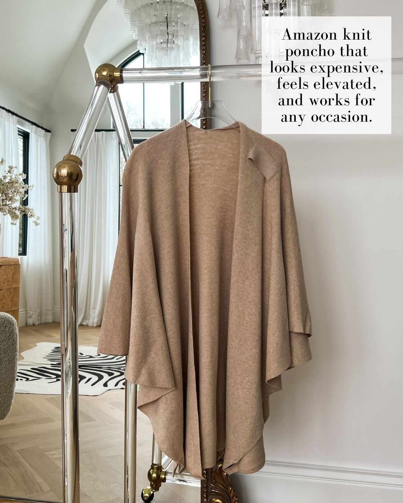 Amazon designer inspired accessories / Amazon finds that look expensive but aren’t 
Amazon Knit Poncho 


#LTKFindsUnder50 #LTKWorkwear #LTKFindsUnder100