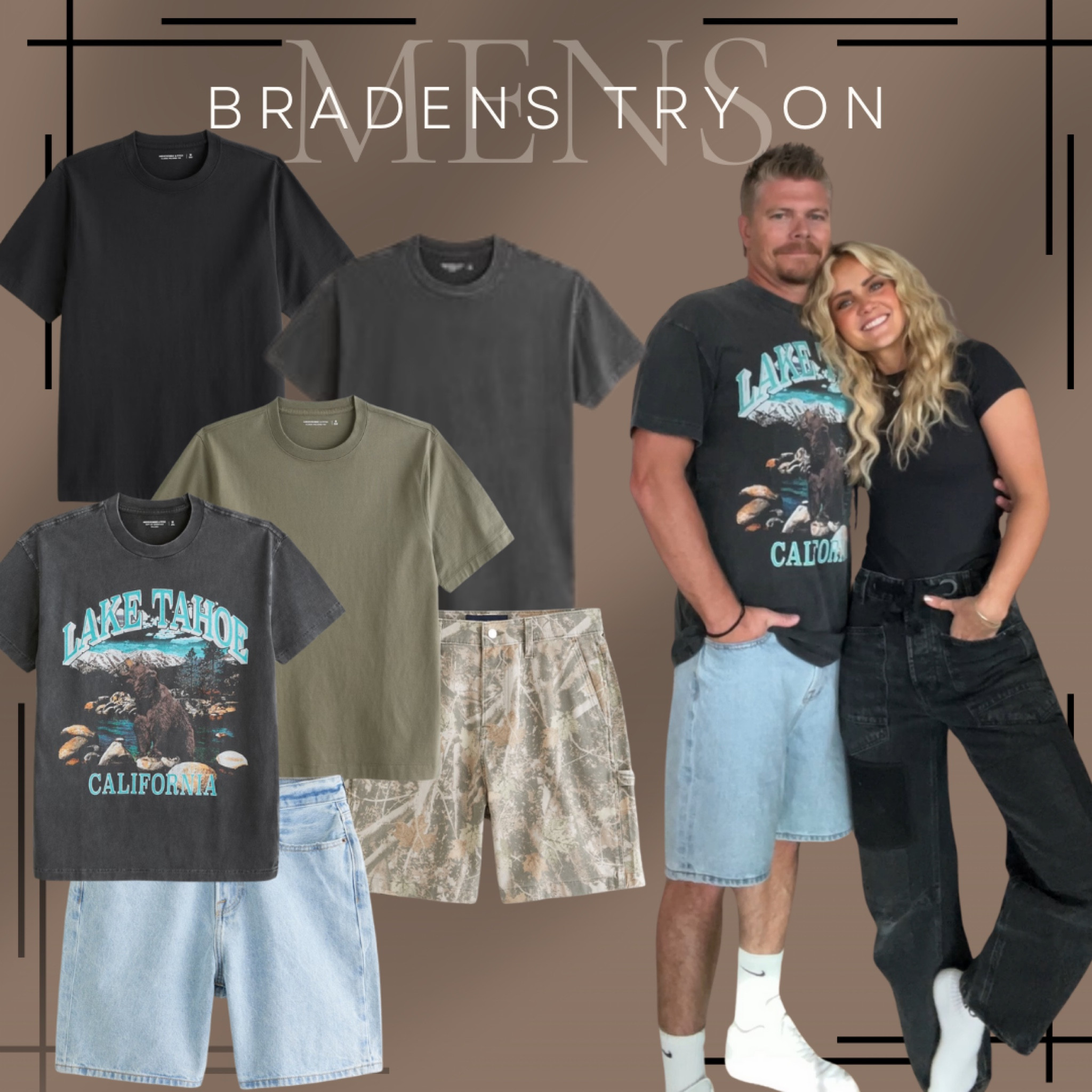 This wasn’t an easy task 🤣. All shirts Braden are size Large, tall length( even though he isn’t tall), he just prefers the longer shirts. Shorts are normal size 32 Loose fit ☺️. I’ll also add my outfit deets linked below as well ! 

#LTKfamily