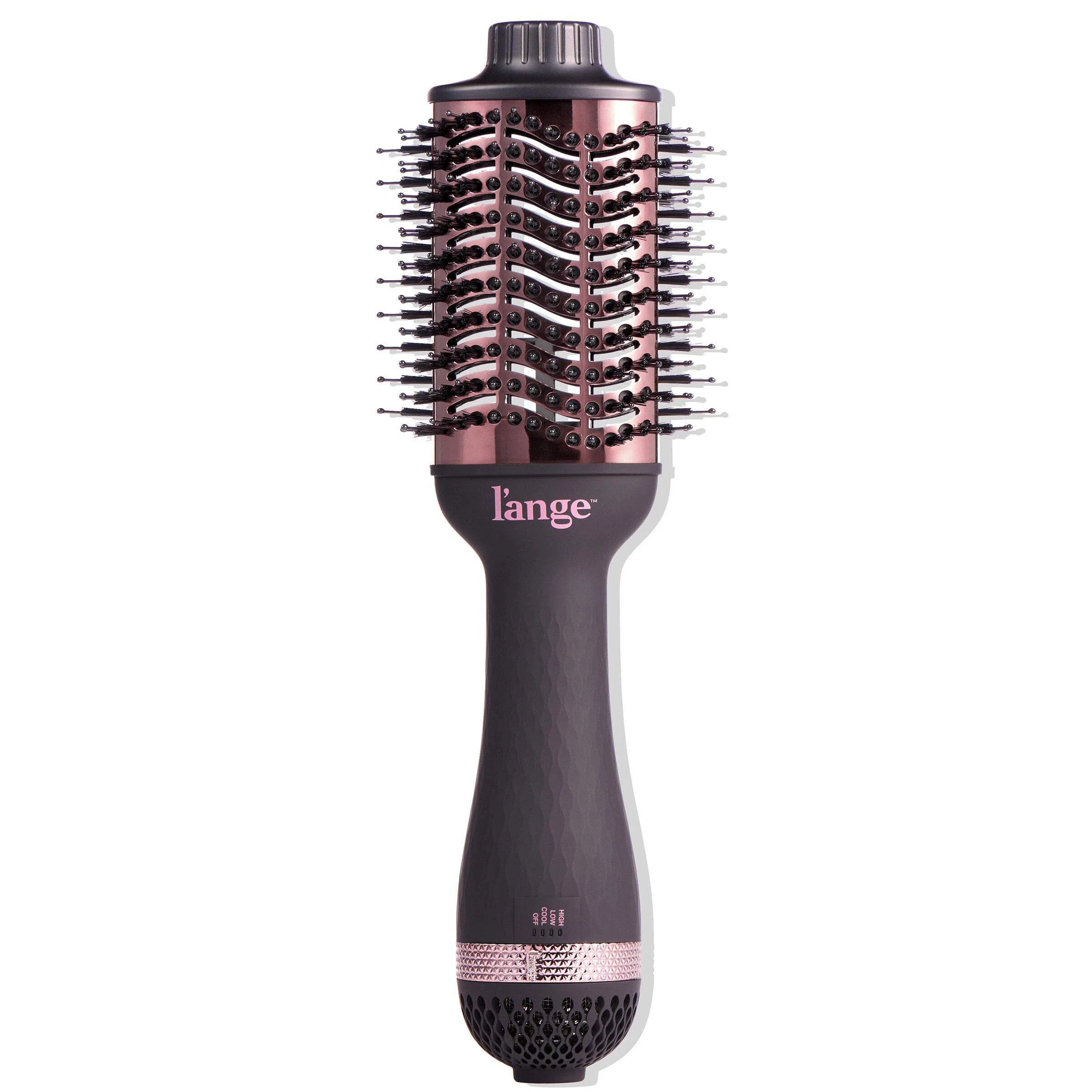 L'ange Hair Le Volume 2-in-1 Titanium Blow Dryer Brush Blush Hot Air Brush with Oval Barrel | Walmart (US)