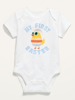 Unisex Short-Sleeve Graphic Bodysuit for Baby | Old Navy (CA)