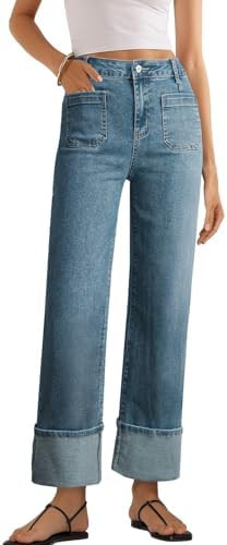 EVALESS Women's High Waisted Wide Leg Jeans | Amazon (US)