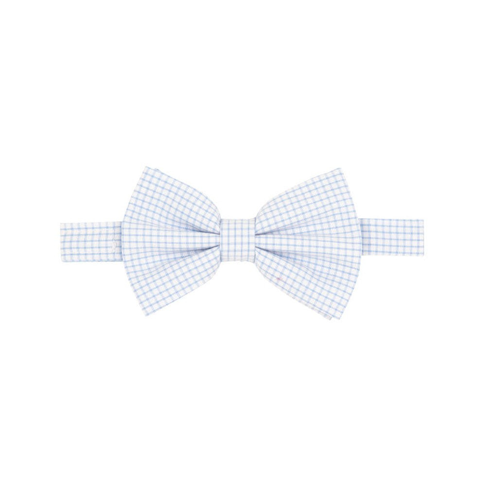 Baylor Bowtie - Buckhead Blue Mini Check | The Beaufort Bonnet Company