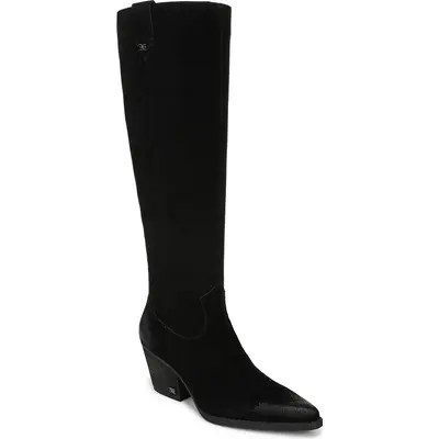 Sam Edelman Woods Knee High Boot in Black at Nordstrom, Size 8 Regular Calf | Nordstrom