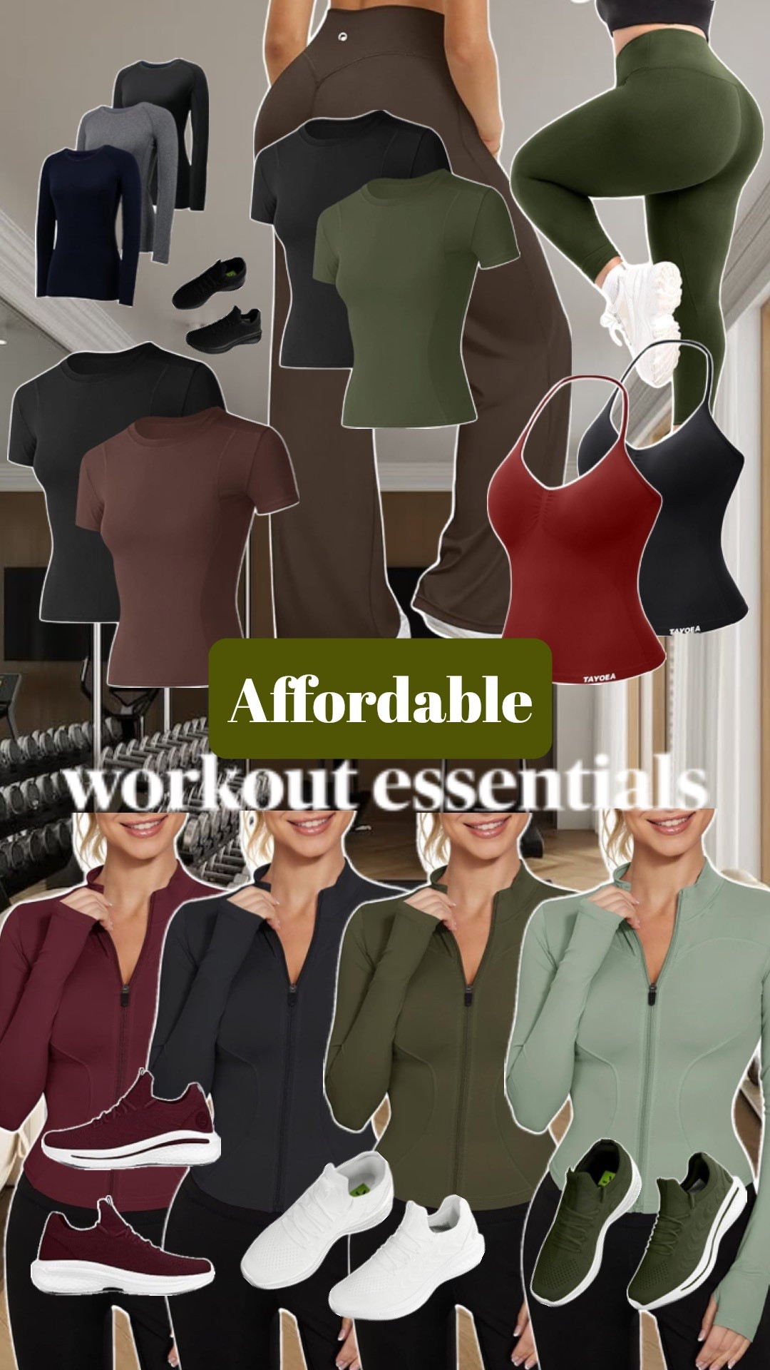 Comfortable and affordable cute workout essentials 👟🧘🏾‍♀️ 

#LTKCyberWeek #LTKsale #LTKfitness