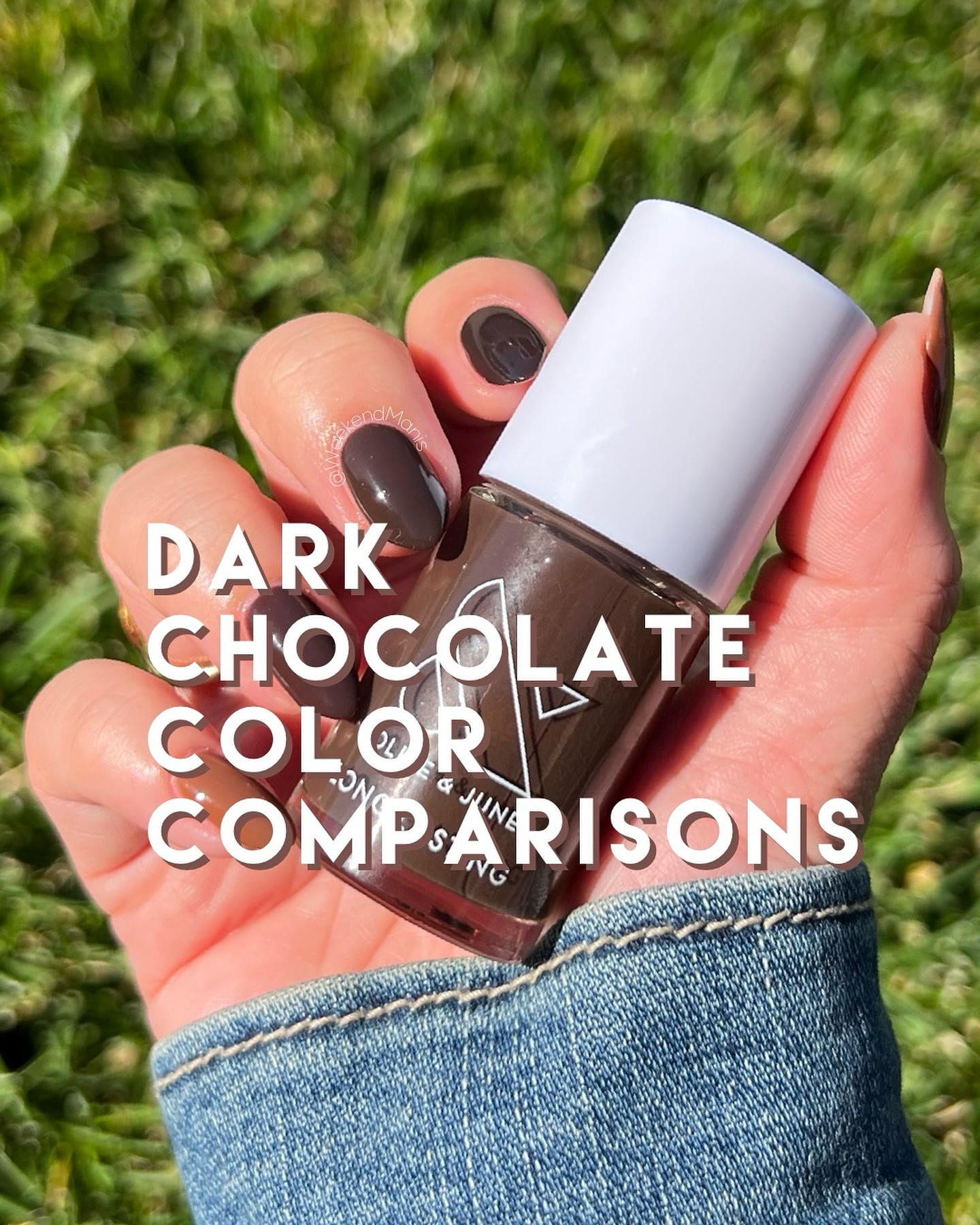 🍫 Dark Chocolate Nail Polish Color Comparisons (PR)

Here are color comparisons for Dark Chocolate from @oliveandjune’s latest Winter Collection. Dark Chocolate is described as a cool bittersweet chocolate shade. It really looks like chocolate ganache - like you melted a bar of chocolate on a double boiler and are about to whip up a delicious sugary dessert. 🧁 

This seemed to paint a little on the thin side - I used 3 coats for both my comps and my full mani. This is a beautiful dark brown, but not as deep as CN. I also felt Spressotini has more red in it, and the other browns are more milky (more white and yellow/orange) in them. 🤎

Which brown would you choose? I feel like CN sometimes looks so dark it appears black, so the appeal of Dark Chocolate would be to be able to wear a dark brown and make sure it still looked brown (does that make sense? 😅). I would say Dark Chocolate and CN suit my pale cool skin tone the best! 🐻

Use CARINA20 for 20% off first Olive and June Systems. Link in bio ♥️ I am so grateful whenever you shop through my link, it helps me stay in the program and allows me to continue to do these type of posts for you! 

#oliveandjune #oliveandjunepartner #oliveyourmani #theinstantmani #pressonnails #ojnails #perfectnails #diymanicure #💅byPoppy #olivemymani #WeekendManis #quickdry #winternails #oliveandjunebecauseimgreen #oliveandjunesecretrecipe #oliveandjunecookieswap #oliveandjunestarbaker #oliveandjunedarkchocolate #oliveandjuneisitsmokyinhere #oliveandjunewholikesraisins #brownnails #oliveandjuneamericano #oliveandjunecn #oliveandjunespressotini #oliveandjunetipyourbarista

#LTKGiftGuide #LTKHoliday #LTKBeauty