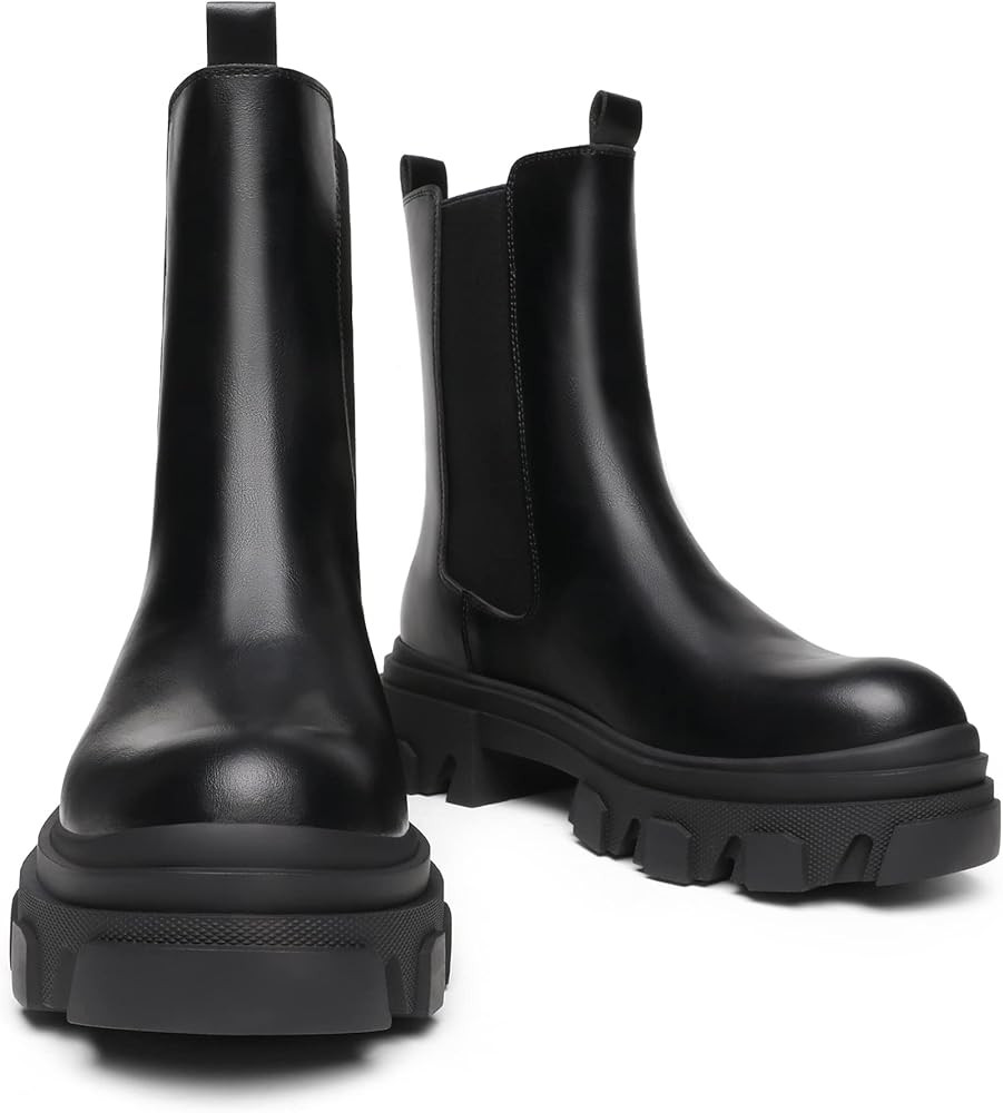 Chunky Lug Sole Combat Boot  | Amazon (US)