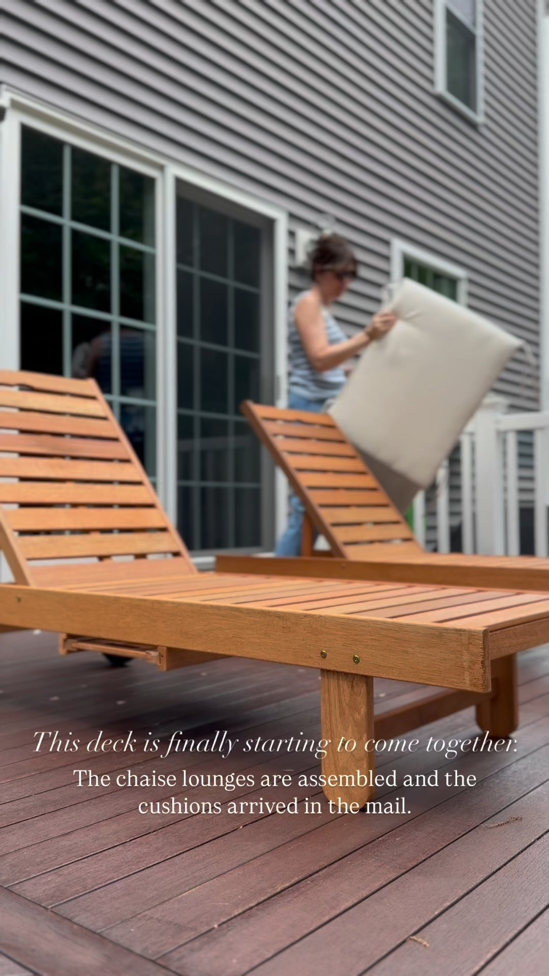 Adding chaise lounges to this deck off our kitchen. #outdoorfurniture

#LTKSeasonal #LTKHome #LTKOver40