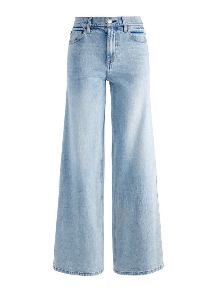 TRISH MID RISE BAGGY JEAN | Alice + Olivia