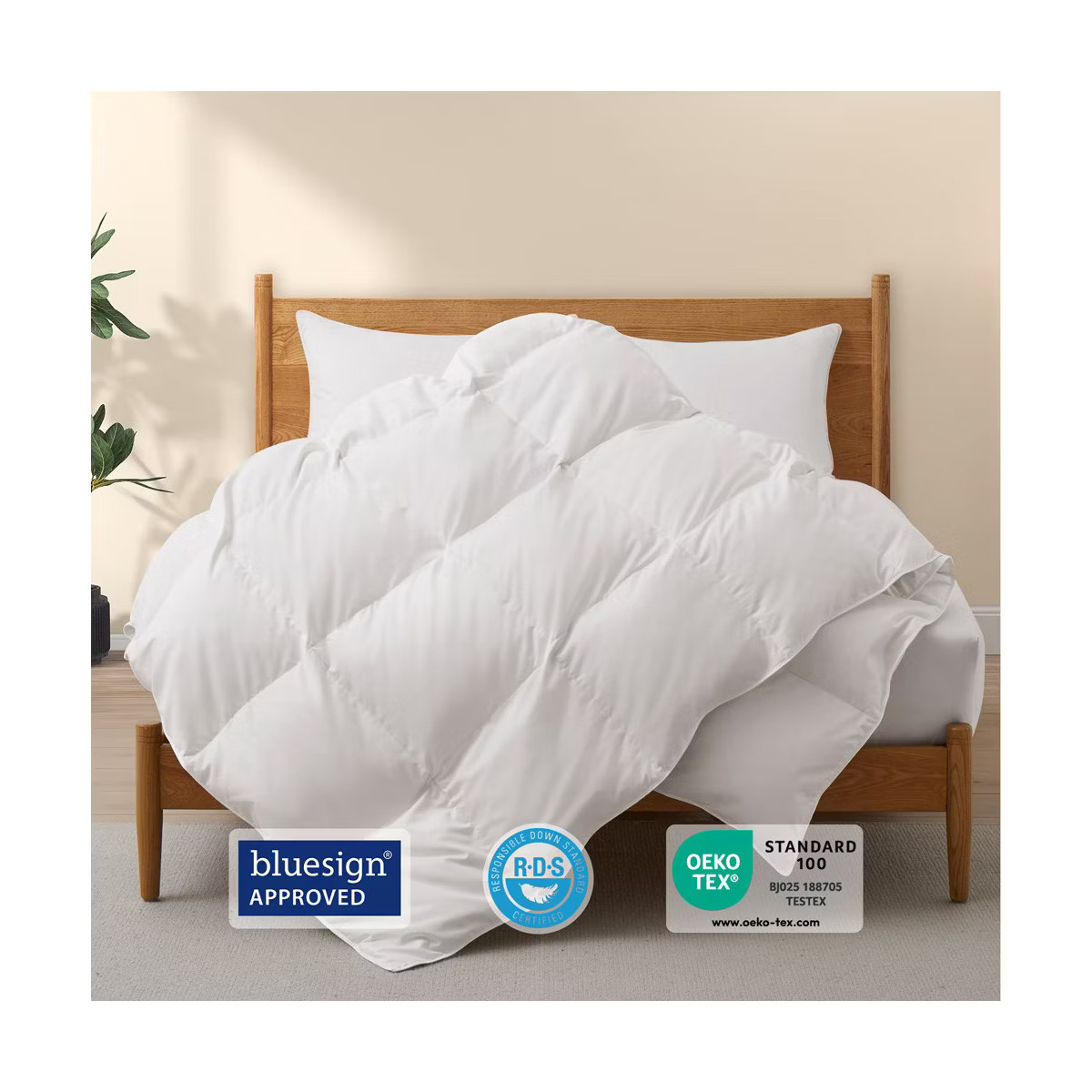 Peace Nest Medium Weight White Goose Down Comforter Duvet Insert Soft 360 Thread Count Fabric, Tw... | Target