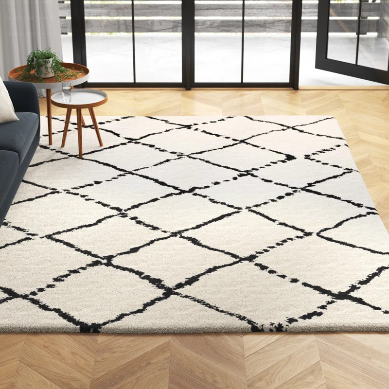 Lydon Performance Ivory/Black RugSee More by Wade Logan®Rated 4.8 out of 5 stars.4.8212 Reviews$... | Wayfair North America