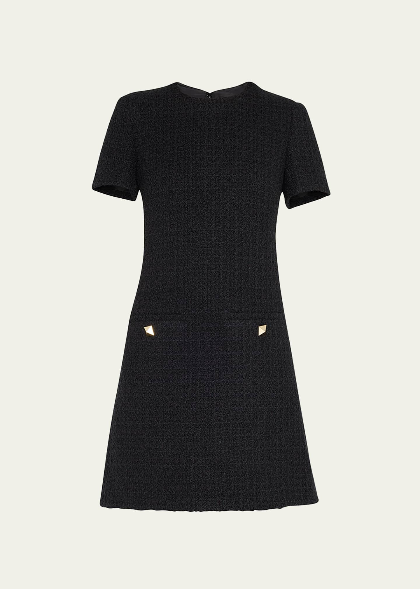 Valentino Short Tweed Dress | Bergdorf Goodman