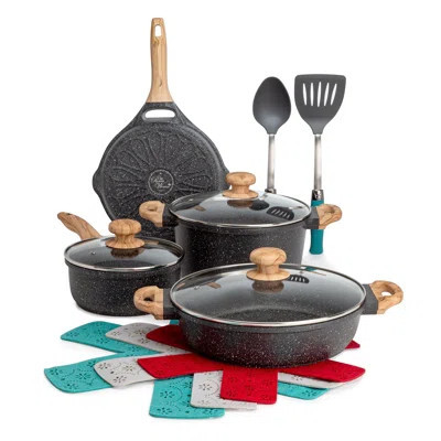 12-Piece Cast Aluminum Cookware Set | Wayfair North America