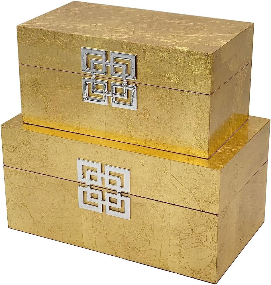 Galt International Storage Boxes - Large & Small Decorative Storage Box w/ Hinged Lid - Classic D... | Amazon (US)