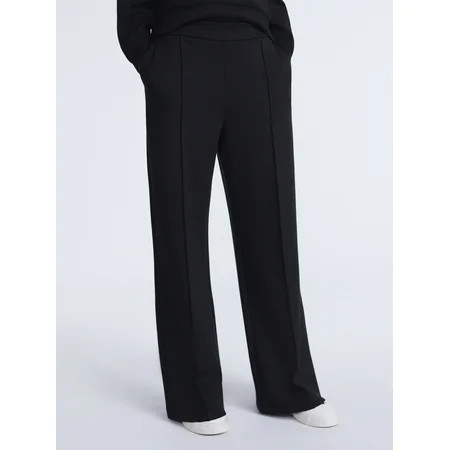 Scoop Women’s and Women’s Plus New Scubaknit Seamed Sweatpants, Sizes XS-4X | Walmart (US)