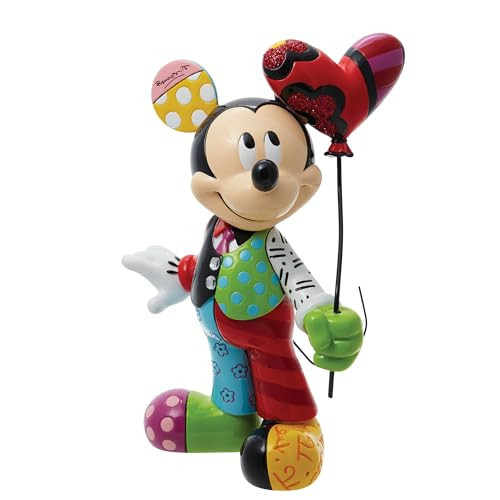Enesco Disney Britto Mickey Mouse Heart Balloon Limited Edition Figurine, 10.5 Inch, Multicolor | Amazon (US)