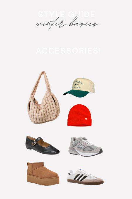 Must-have shoes and accessories for winter! Green hat is linked on Amazon! 
