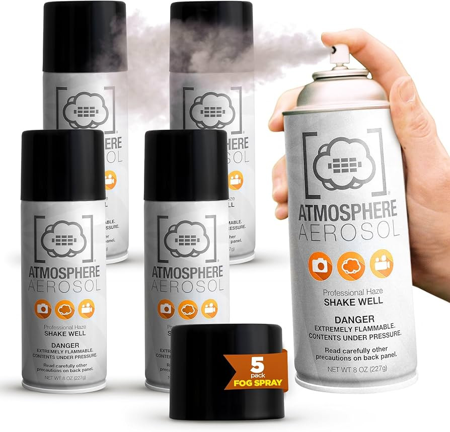 5 Pack - Haze/Fog Atmosphere Aerosol Spray for Photographers & Filmmakers - Photography Smoke and... | Amazon (US)
