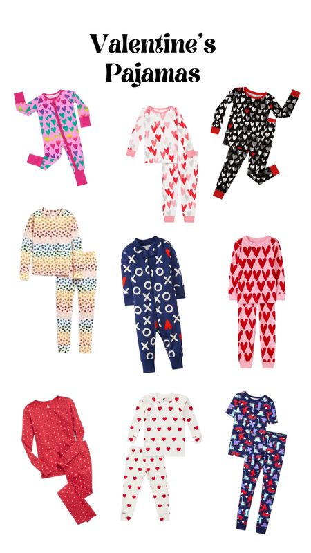 Kid’s valentines pajamas ❤️ 

#LTKSeasonal #LTKkids #LTKbaby