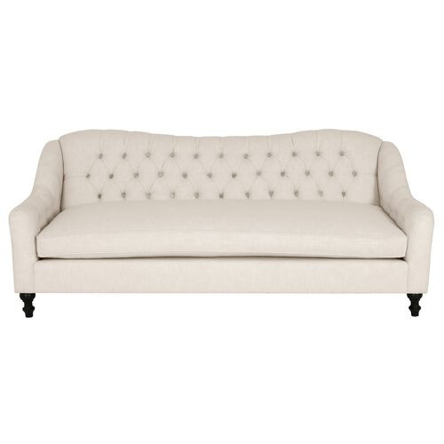 Waverly Tufted Performance Sofa, Crypton | One Kings Lane
