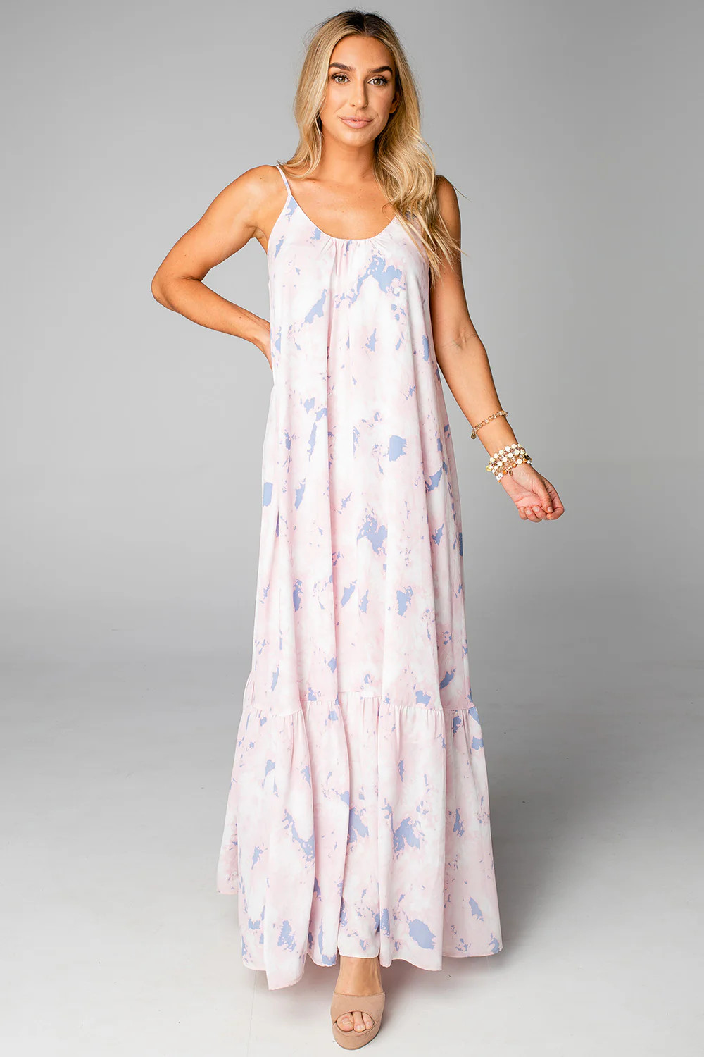 Katey Scooped Neck Maxi Dress - Wisteria | BuddyLove