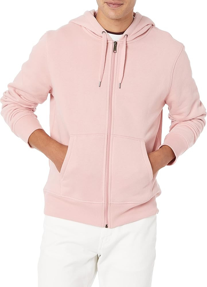 Amazon Essentials Men's Full-Zip Fleece Hoodie Sweatshirt (Available in Big & Tall) | Amazon (US)