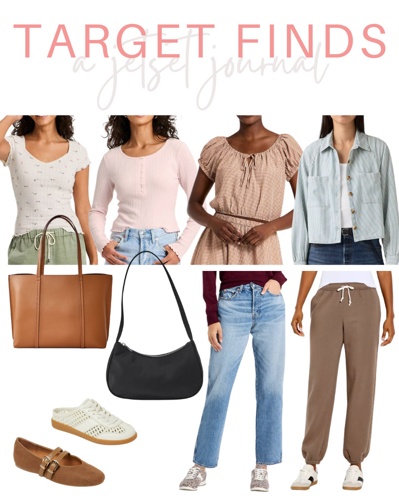 Among my favorites from my list of Target Finds this week are Levi’s Tiny Utility Shirt and super comfy Women’s Lina Sneakers. You also need to see this triple-compartment tote bag from A New Day and a long-sleeve pointelle henley shirt to pair with mid-rise boyfriend jeans. All can be found on this list! 

 #LTKSeasonal #LTKSaleAlert #LTKTravel