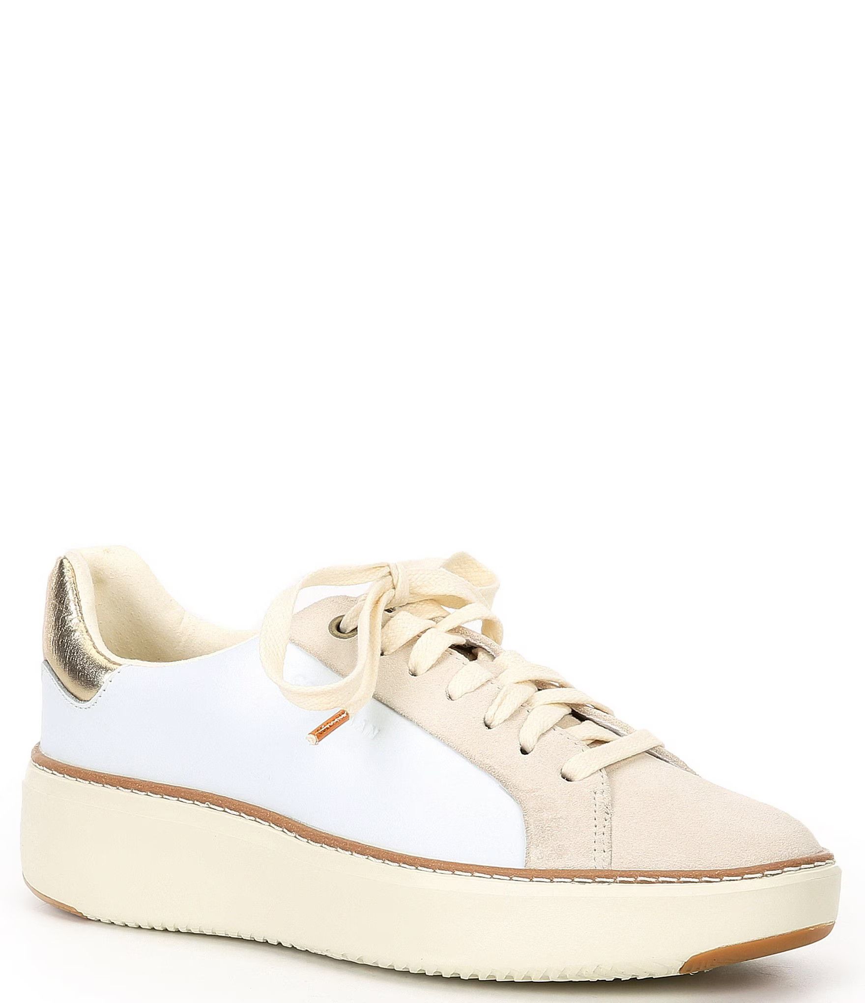 Women's Topspin Lace-Up Leather Platform Sneakers | Dillard's