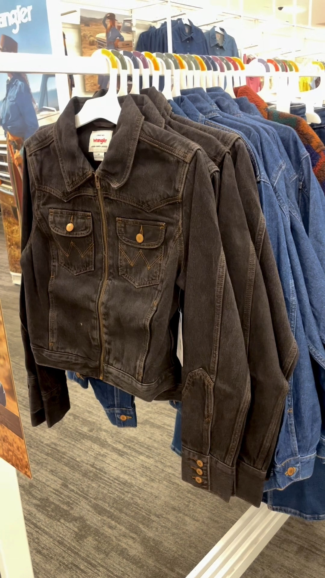 If you loved the last Wrangler x Target pieces, you’re going to love the NEW ones. 🤎🤠

NEW Wrangler x Target fall pieces just dropped, and this collection keeps getting better. The chocolate denim jacket is THE color of the season with a western twist, and the fitted silhouette makes it such a good fall staple. The chocolate denim vest is perfect for styling with skirts and boots, while the trendy faux suede purse adds the perfect fall texture to an outfit.

And of course, Wrangler denim is unmatched. 🤎 I’m also loving the fun striped print for adding something different to these fall looks.

Save this for your next Target run, share it with your fellow cowgirl, and follow me for more Target finds + fall fashion.

Must be following me before requesting links so they automatically send!

#WranglerxTarget #Wrangler #TargetFashion #FallFashion #WesternFashion #DenimStyle #FallOutfits #CowgirlStyle 

@Target @Wrangler

#LTKSeasonal #LTKootd