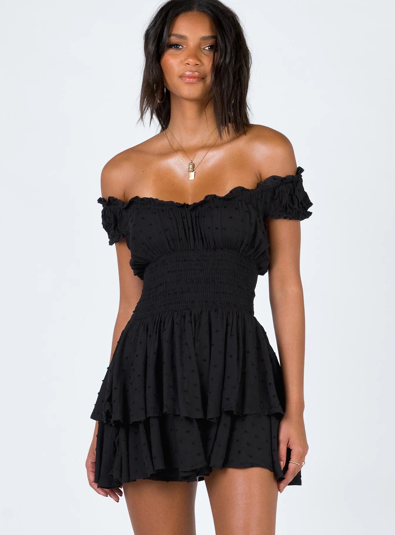 The Love Galore Romper Black | Princess Polly US