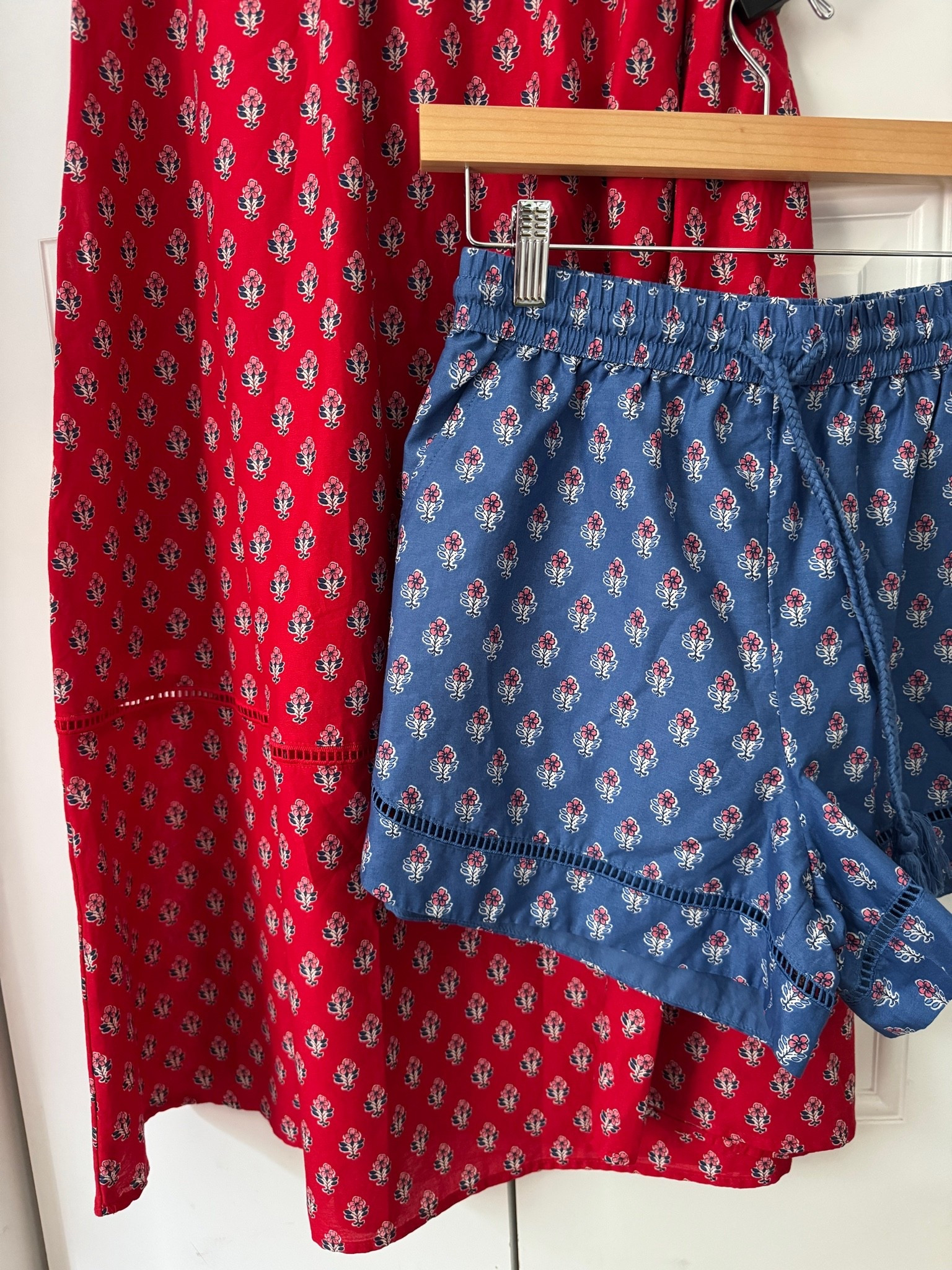 Blue and red floral at target