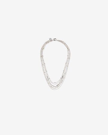 Beaded Multi-row Necklace | Express