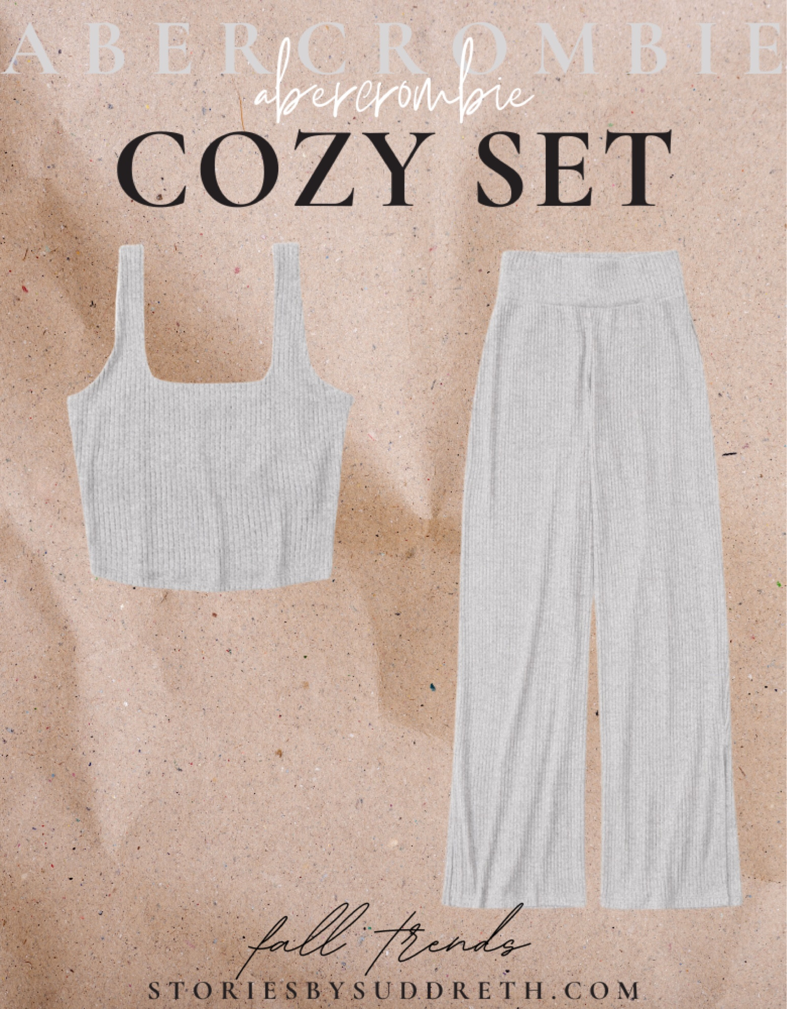 Soft and cozy ribbed matching sets from abercrombie! 

fall outfits, travel outfit, airport outfit, fall fashion, loungewear, ribbed tank, ribbed pants

#sweaterset #falloutfits #traveloutfit #airportoutfit #fallfashion #abercrombie #loungewear #matchingset

#LTKSeasonal #LTKSale #LTKstyletip