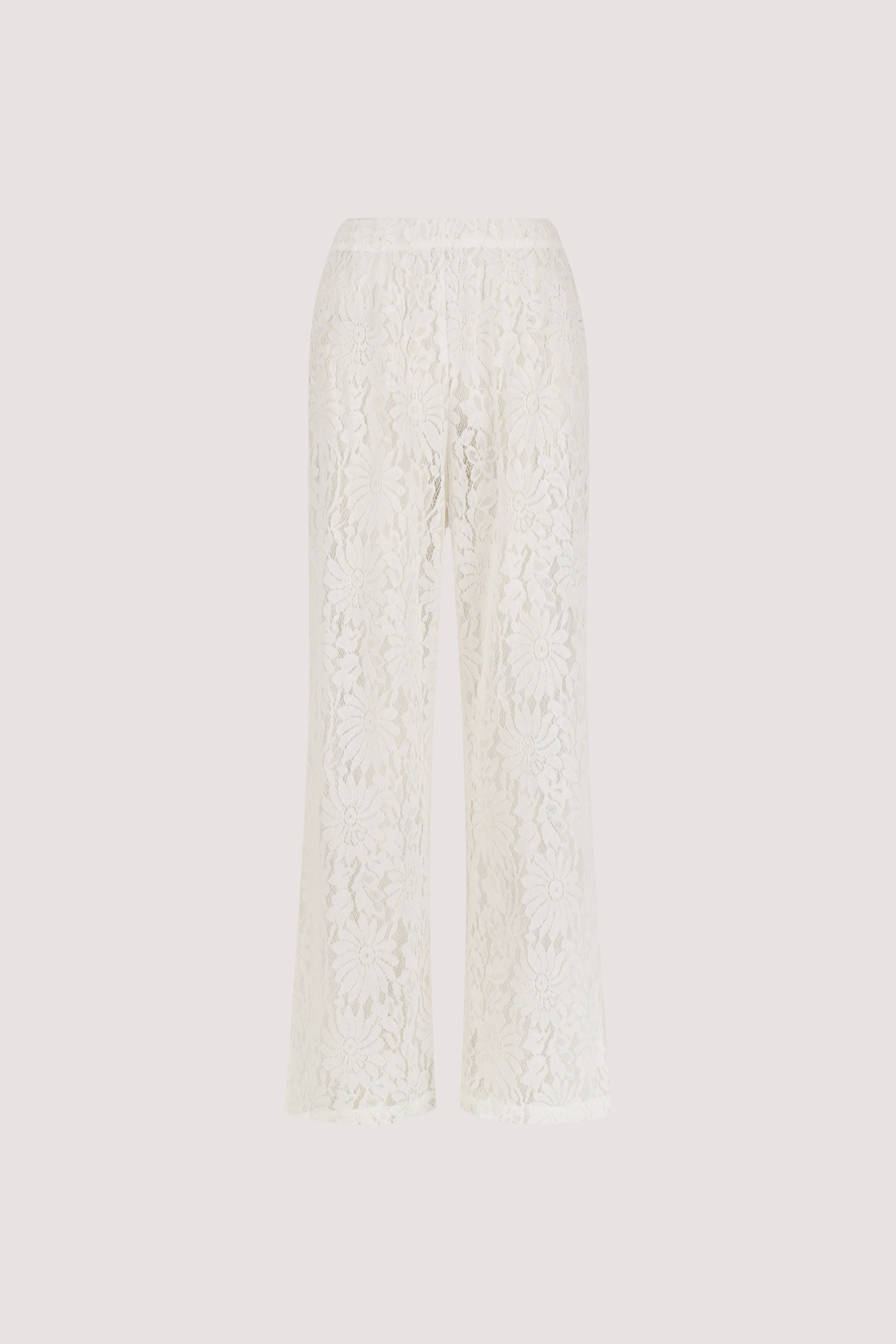 WILMA WHITE LACE PANT | DISSH