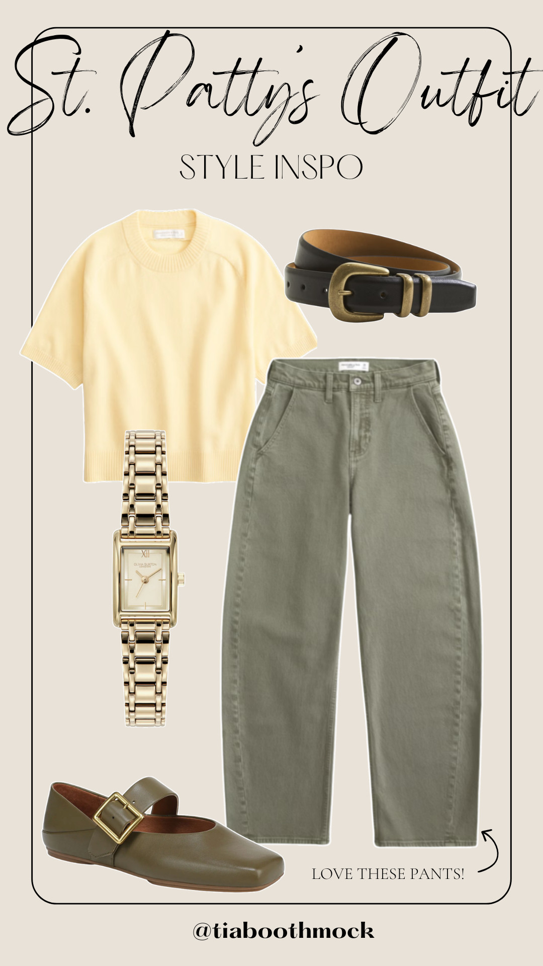 Loving a barrel jean right now, & this is a great transitional spring outfit. for St. Patrick's Day!

#LTKootd #LTKdayinmylife #LTKWorkwear