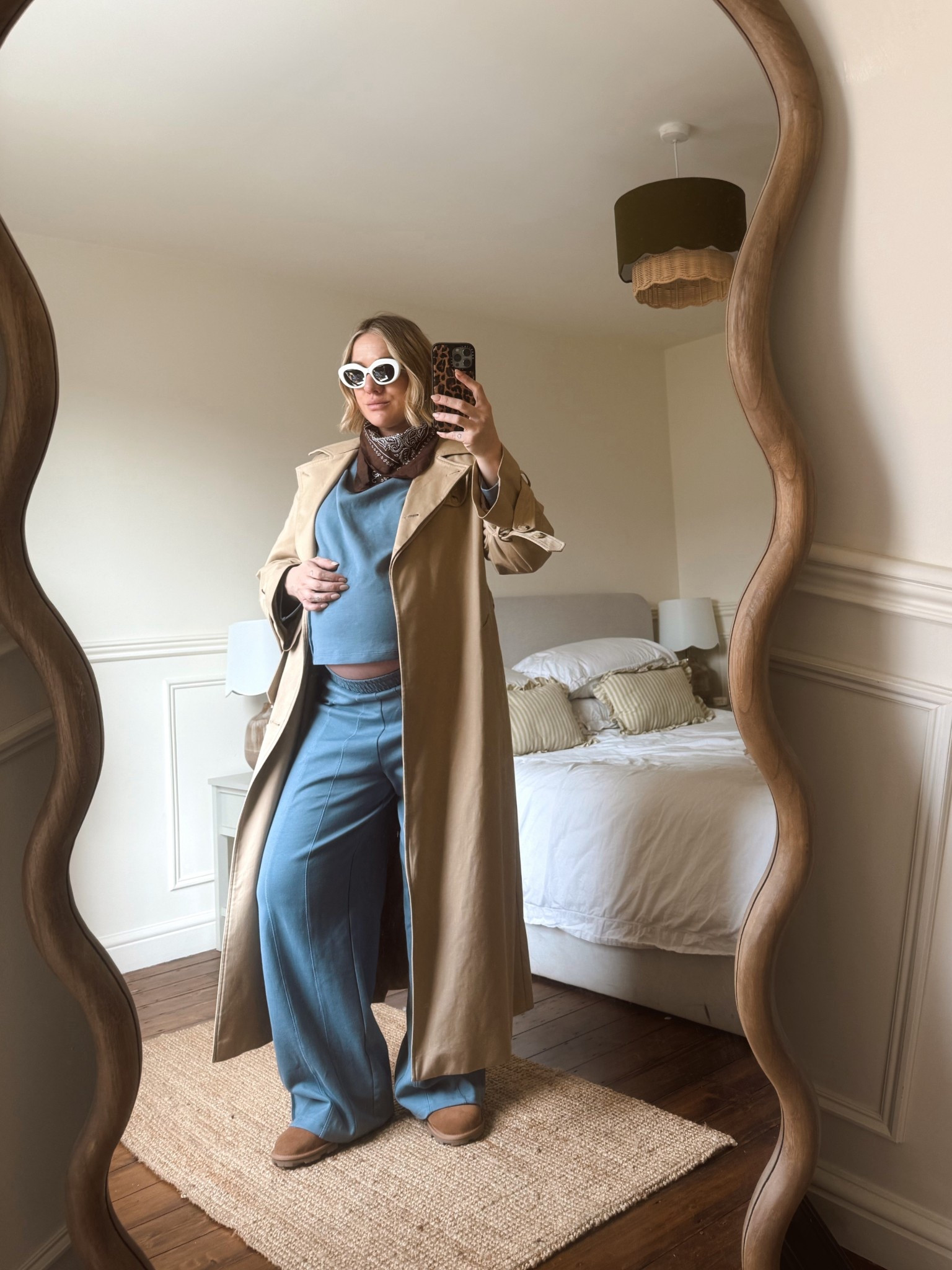 The comfiest tracksuit in the colour of the season 🩵 non maternity- I’m wearing a medium in the trousers and sweater 

#LTKspring #LTKeurope #LTKuk