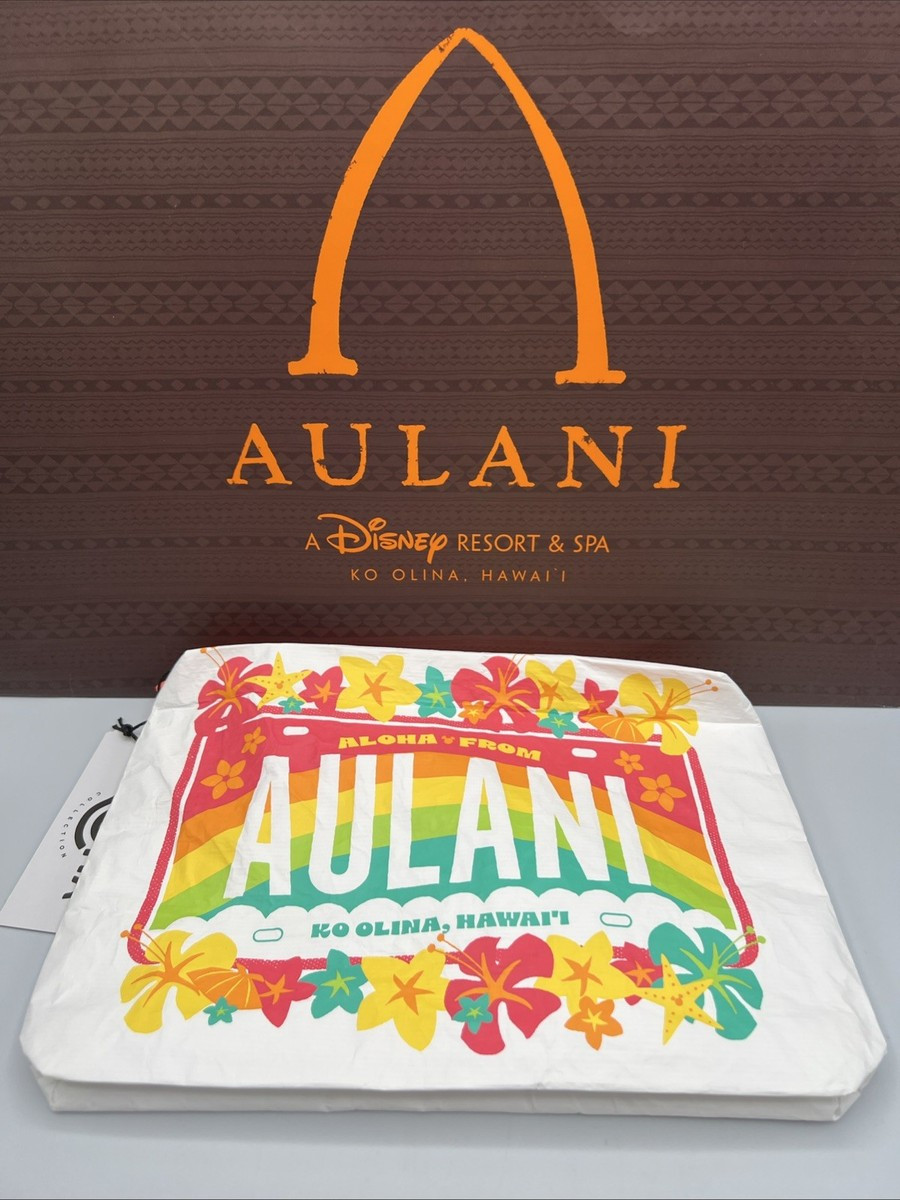 *New Disney Aulani Aloha Collection Small Splash Proof Zipper Travel Pouch | eBay US