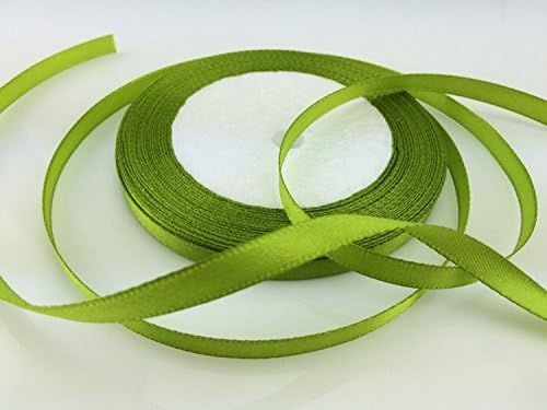 Amazon.com: Solid Color Satin Ribbon 1/4",25yds (olive green) | Amazon (US)
