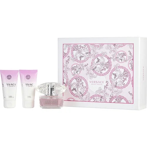 Versace Bright Crystal Perfume Gift Set for Women, 3 Pieces - Walmart.com | Walmart (US)