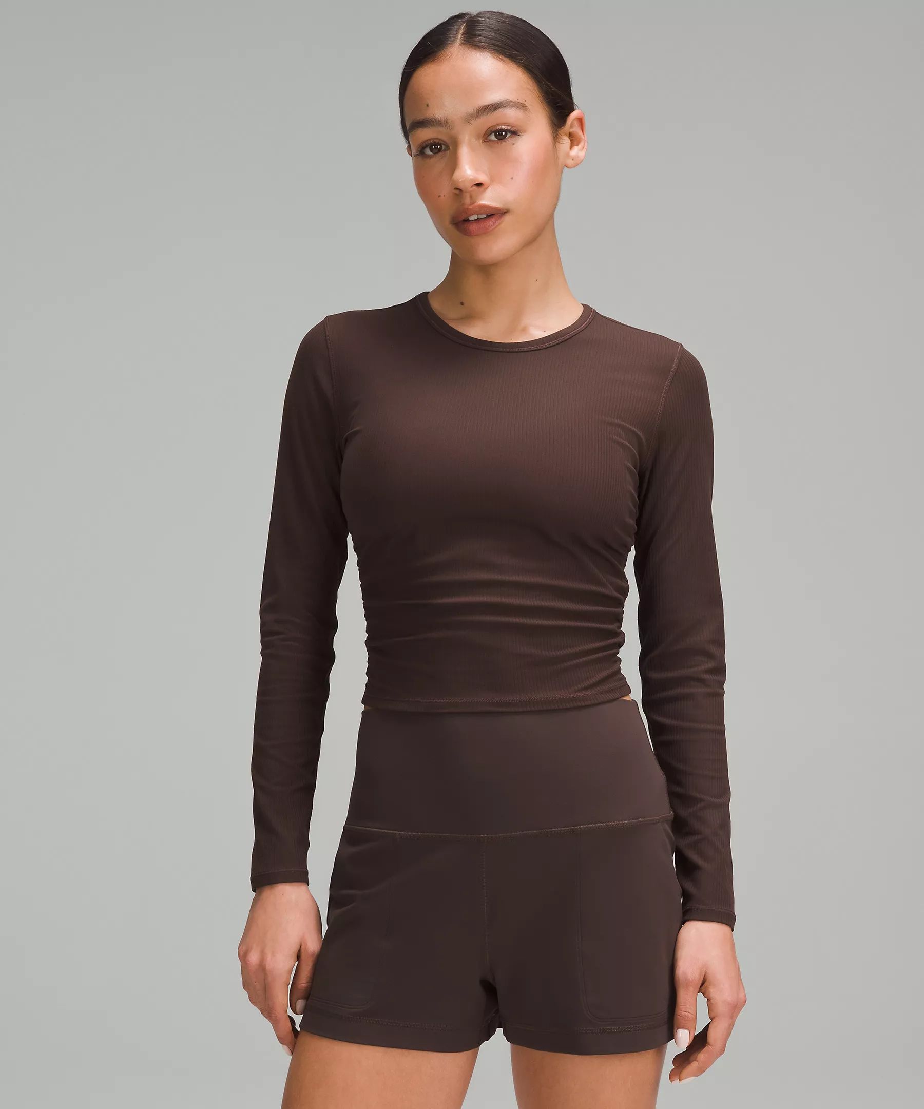All It Takes Ribbed Nulu Long-Sleeve Shirt | Women's Long Sleeve Shirts | lululemon | Lululemon (US)